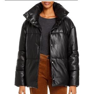 Bagatelle Faux Leather Puffer
